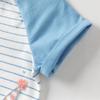 DAVE&BELLA Baby Boy Striped Summer Romper