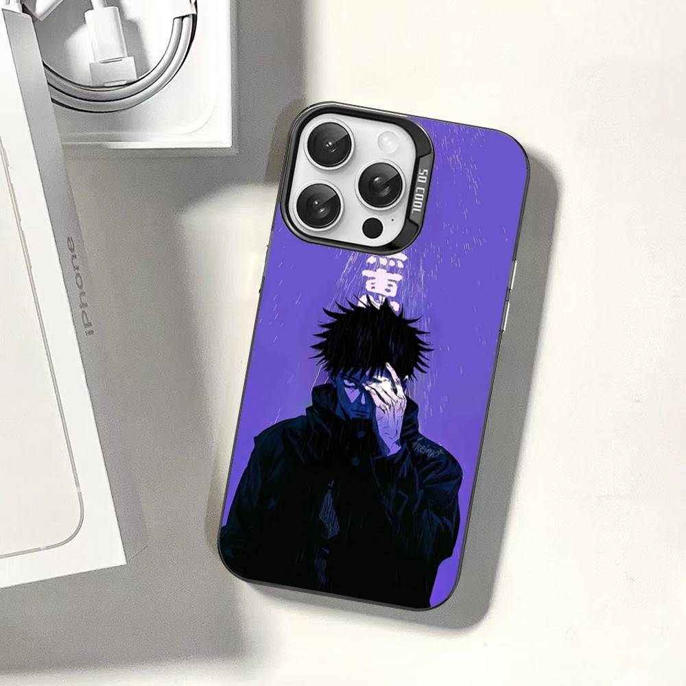 Anime F-Fushiguro M-Megumi Phone Case For IPhone 16 15 14 13 12 11 17 Pro MAX Plus Pro Matte Shockproof Cover
