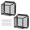 2Pcs Dryer Vents Cover Guard Drying System Protector Steel Ventilation Bird Cage Dryer Vents Bird Protective Cover