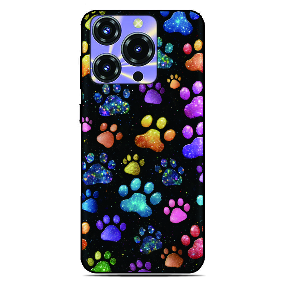 Dog Paw Print Back Cover for Sony Xperia 10 1 VII VI 5 II III IV V 2023 XZ5 XZ4 XZ3 XZ2 Compact XA1 XA2 TPU Soft Phone Case