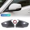 For US Version Cadillac CT5 CT6     2024 ABS Car Rearview Side Mirror Cover Wing Cap Door Trim Adhesive Sticker