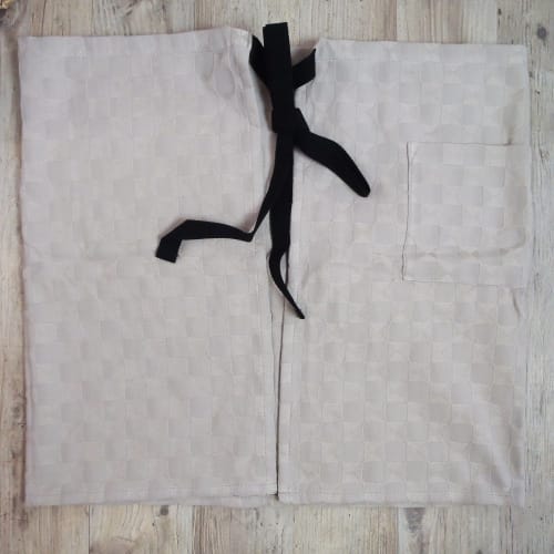 [Imabari Towel Certified Product] Garcon Apron S (Gray)