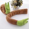 1PC Dog Squeak Toys Pet Sniffing Plush Snails Toys Tibetan Food Molar Puzzle Dog Toys For Grinding Teeth Food Olfactory Training