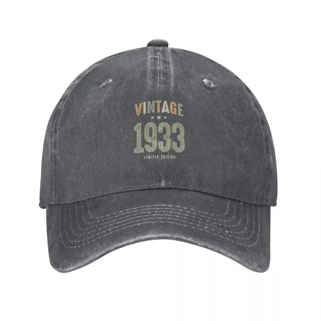 Vintage th birthday Retro Classic Baseball Cap designer cap dad hat GentleUnisex Hat Winter hat Women Unisexs