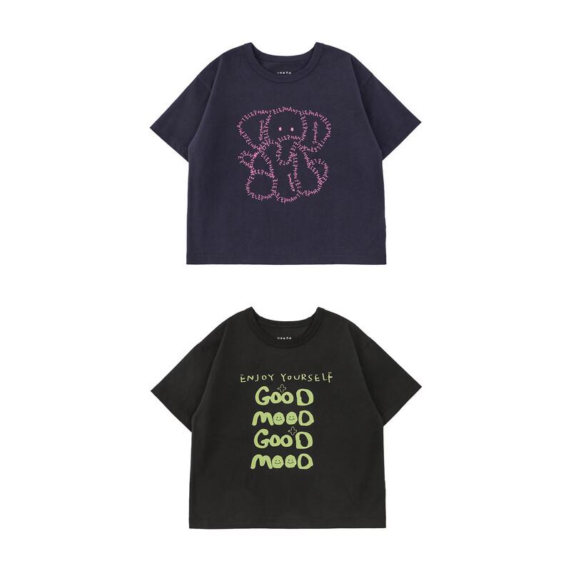 Youyou Girls' Cartoon Quick-Dry Short Sleeve T-Shirt
