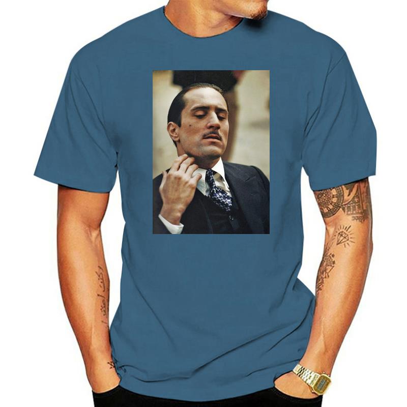 t shirt for Unisex beach top tees Godfather 2 De Niro Vito Corleone Mafia Classic Movie Fan oneck cotton T Shirt