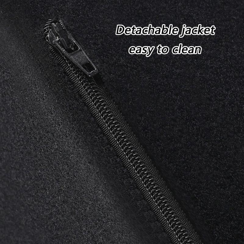 Fatigue Relief Leveling Pad Flattening The Car Rear Seats Car Seat Cushion With Removable Cover Fit Automotive Interior