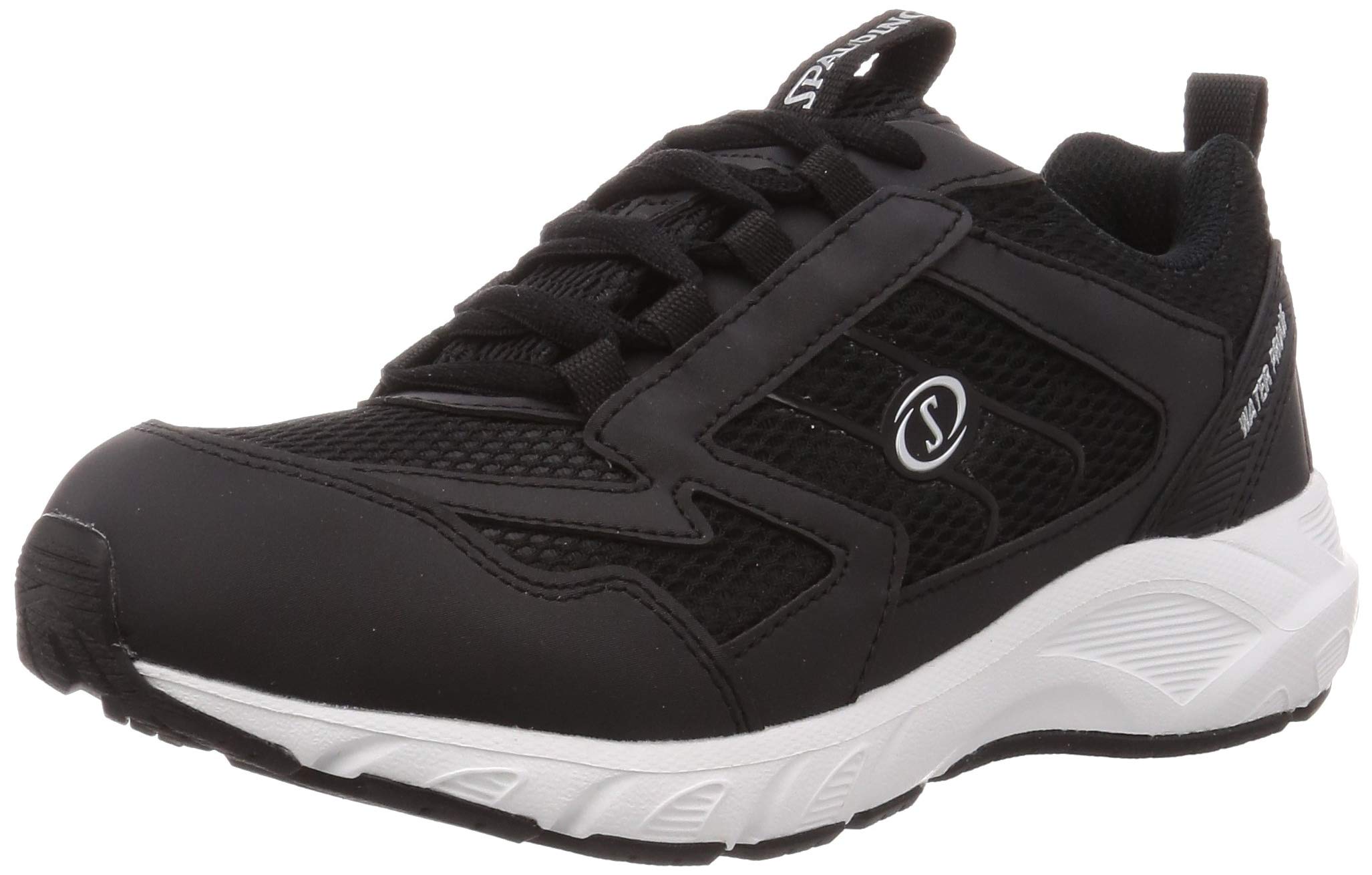 

Spalding JIN 3700 Men s Waterproof Walking Shoes, Wide Width, 6E, Black, Size 26.0 cm, G