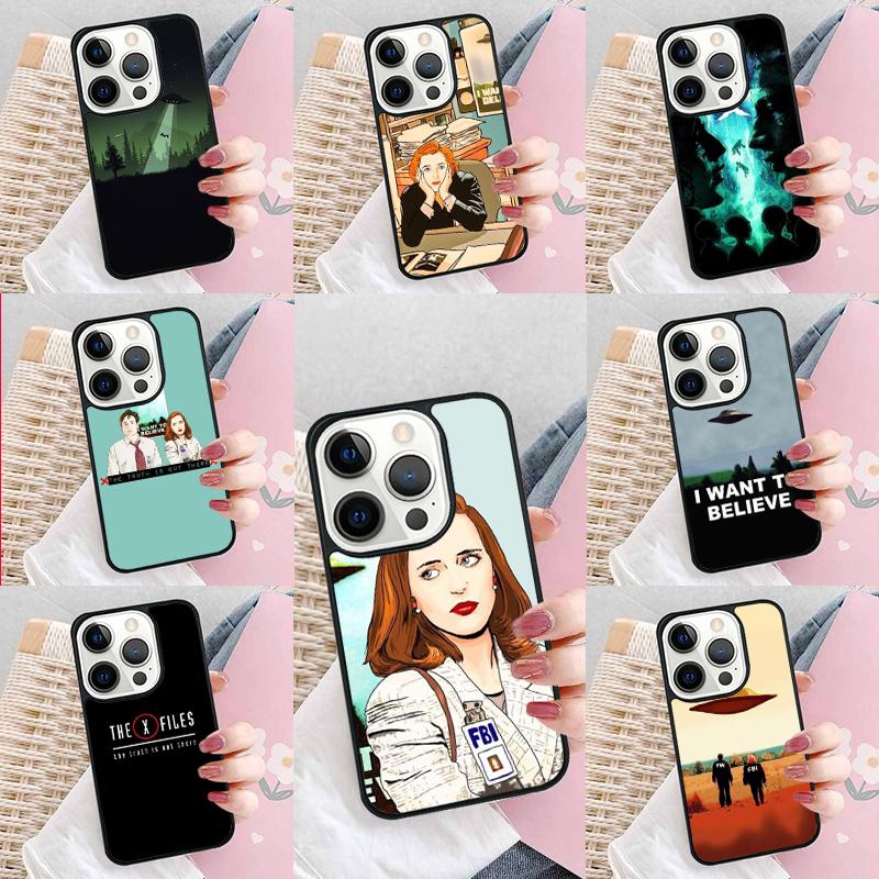 The X Files I want to Believe Phone Case For iPhone 17 Air 15 16e 14 13 Pro Max Coque 12 11 Pro Max PLUS cover