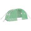 VidaXL Serre avec cadre en acier vert 8 m² 4x2x2 m, polytunnel, serre à cadre froid, serre pour tomate, serre de jardin, 364081