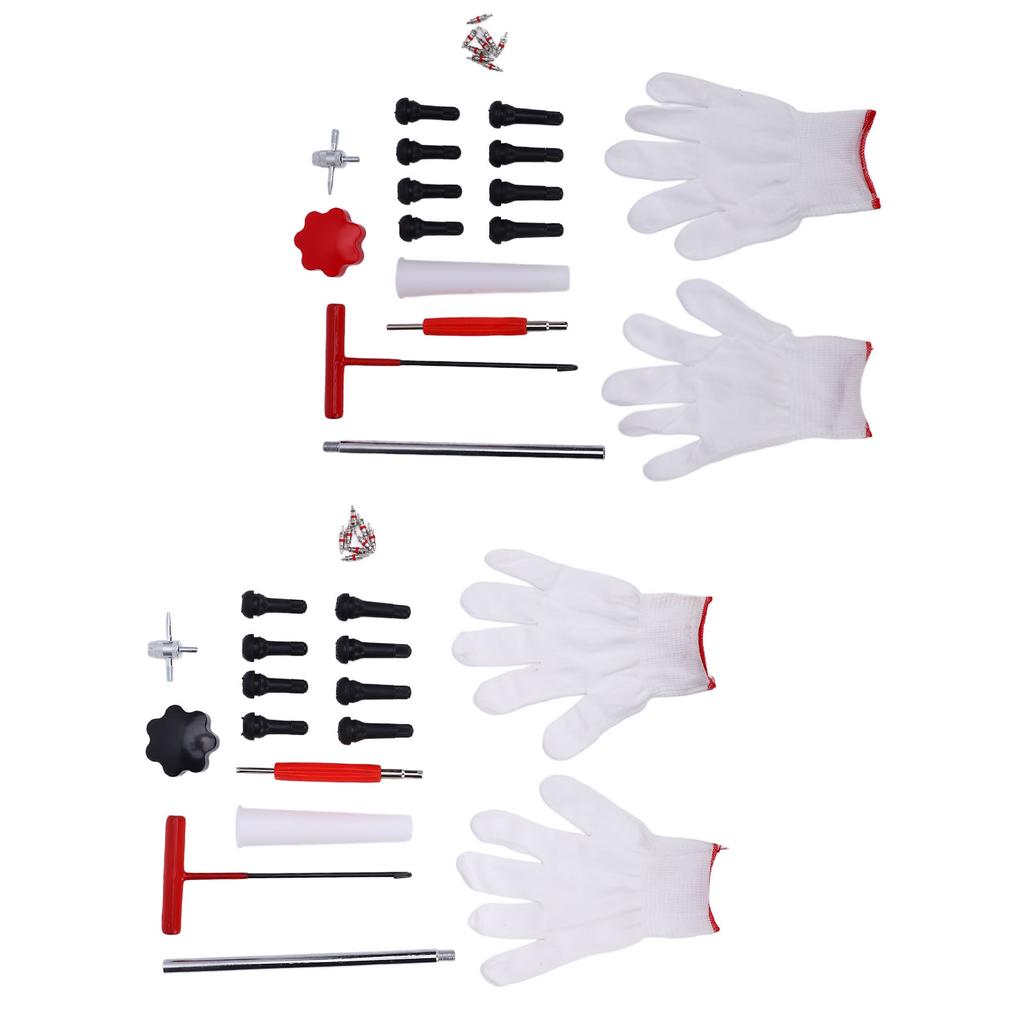 24Pcs Car Tire Valve Change Tool Quick Change Tire Valve Repair Installtion Tools For Cars ATVs Trucks with TR413 TR414 Valves