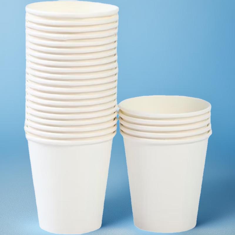 Disposable Pure White Paper Cups