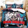 3D Print Eddie Van Halen Bedding Set Duvet Cover Bed Set Quilt Cover Pillowcase Comforter King Queen Size Boys Adult