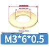 Thickened Round Brass Washer M2-M20