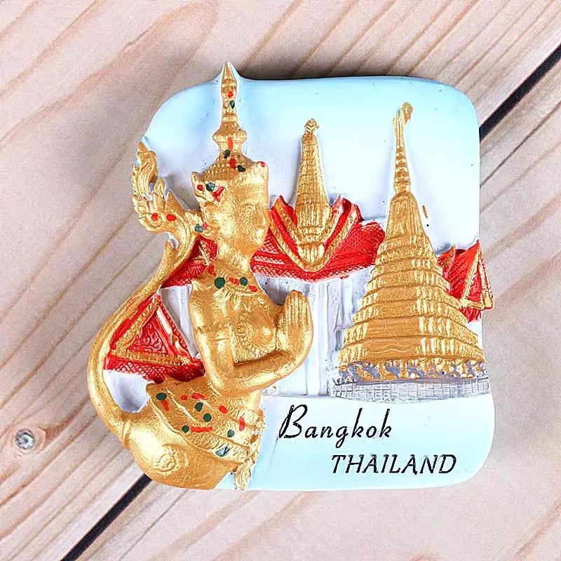 Singapur Reise Souvenirs Merlion Kühlschrankaufkleber Thailand Malaysia Kuala Lumpur Kühlschrankmagnete Wohnkultur Hochzeitsgeschenke