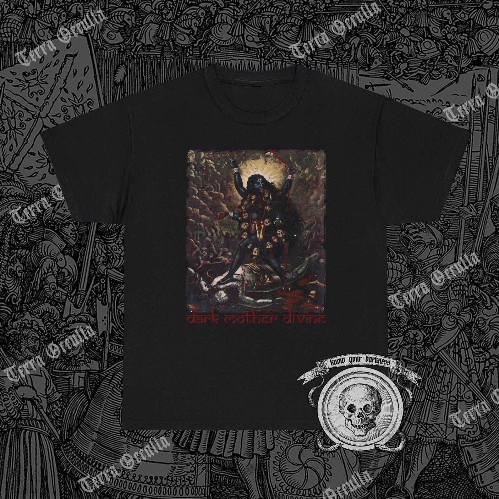 Goddess Kali T-Shirt: Hindu Dark Mother Tee 2XL