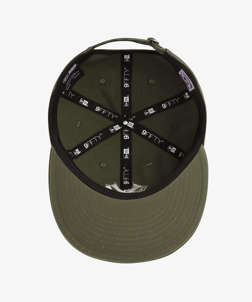 New Era Mlb New York Yankees Faded Wash Retro Crown Strapback New Olive