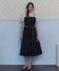 Teuwi Hepo Layered Pintuck Short Sleeve Long Dress
