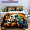 3pcs Halloween Ghost Duvet Cover Set - Machine Washable, Includes 1 Cover and 2 Pillowcases, No Core Included yy251013069