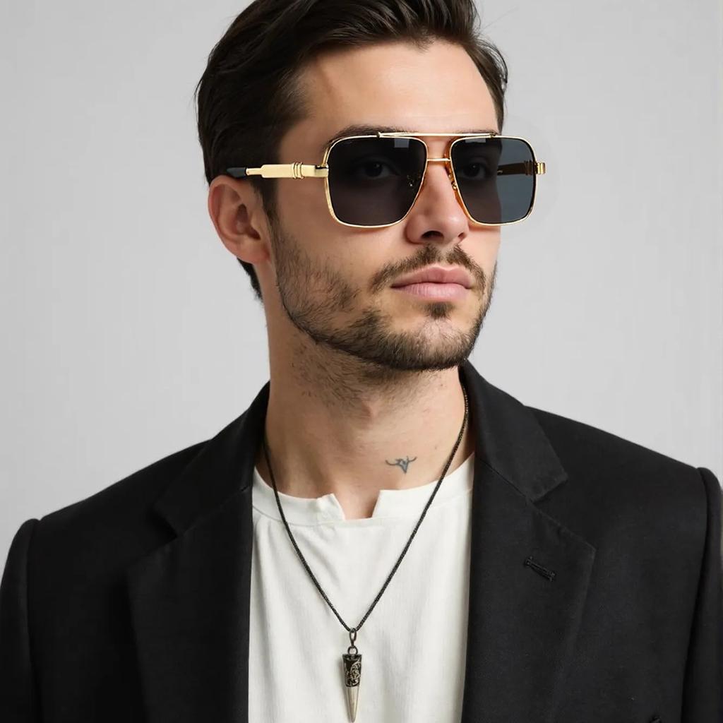 New in Fashionable Vintage Sunglasses for Women Blue Lens Glasses for Men Casual Unisex Glasses Sunglasses Women Gift