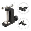 C Shape Bracket For Tools Tool Support Clamp White Aluminum Alloy Clamp 360 Rotation Stable Metal Base Strong Grip