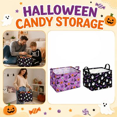 Halloween Foldable Storage Basket for Home