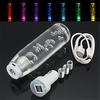 Szmsmy Illuminated Crystal Shift Colorful Universal LED 100mm Clear Crystal Bubble Gear Stick Drift Shift Knob Knob,
