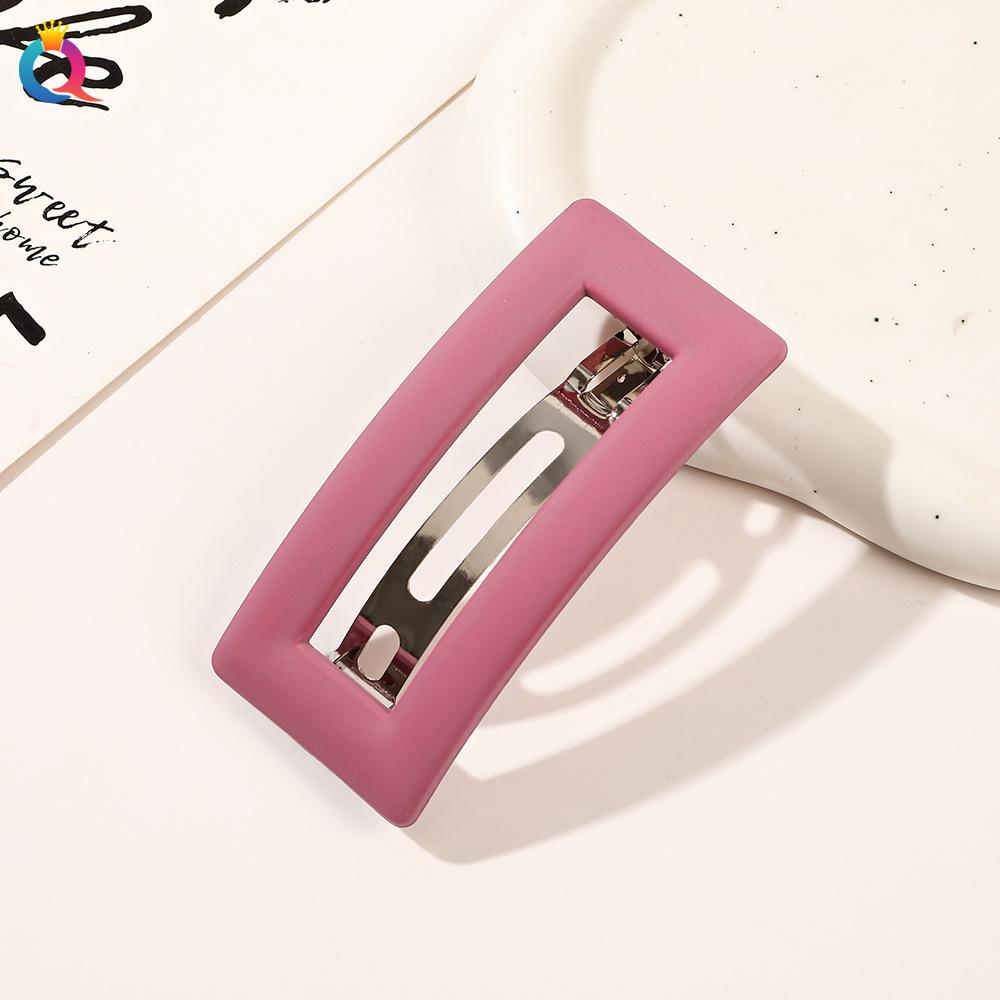 Korean Matte Spring Hair Clip Claw Elegant Hairgrips Ponytail Holder Barrettes For Women Girls Hairpins Fashion Hair Accessories