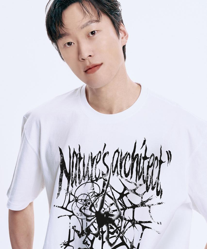 WILDROCK Wild Spiderweb Pigment Oversized Short Sleeve T-Shirt_7 Col