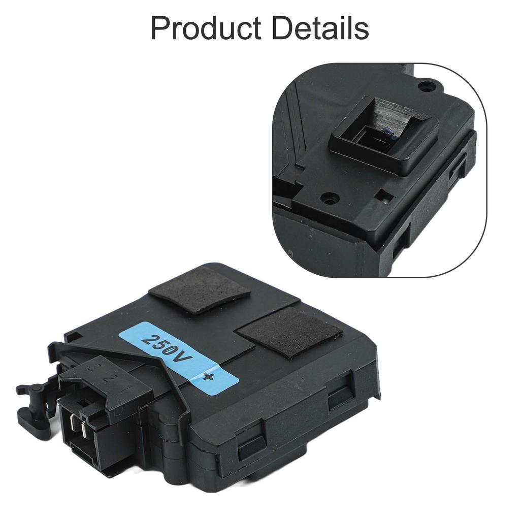 Door Lock Mechanism DM-7 Switch Door Lock For Home Repairs Compatible With DC34-00026A Easy Installation Plastic Material
