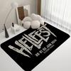 Famous Music Festival H-Hellfest Floor Mat INS Style Soft Bedroom Floor House Laundry Room Mat Anti-skid Household Carpets