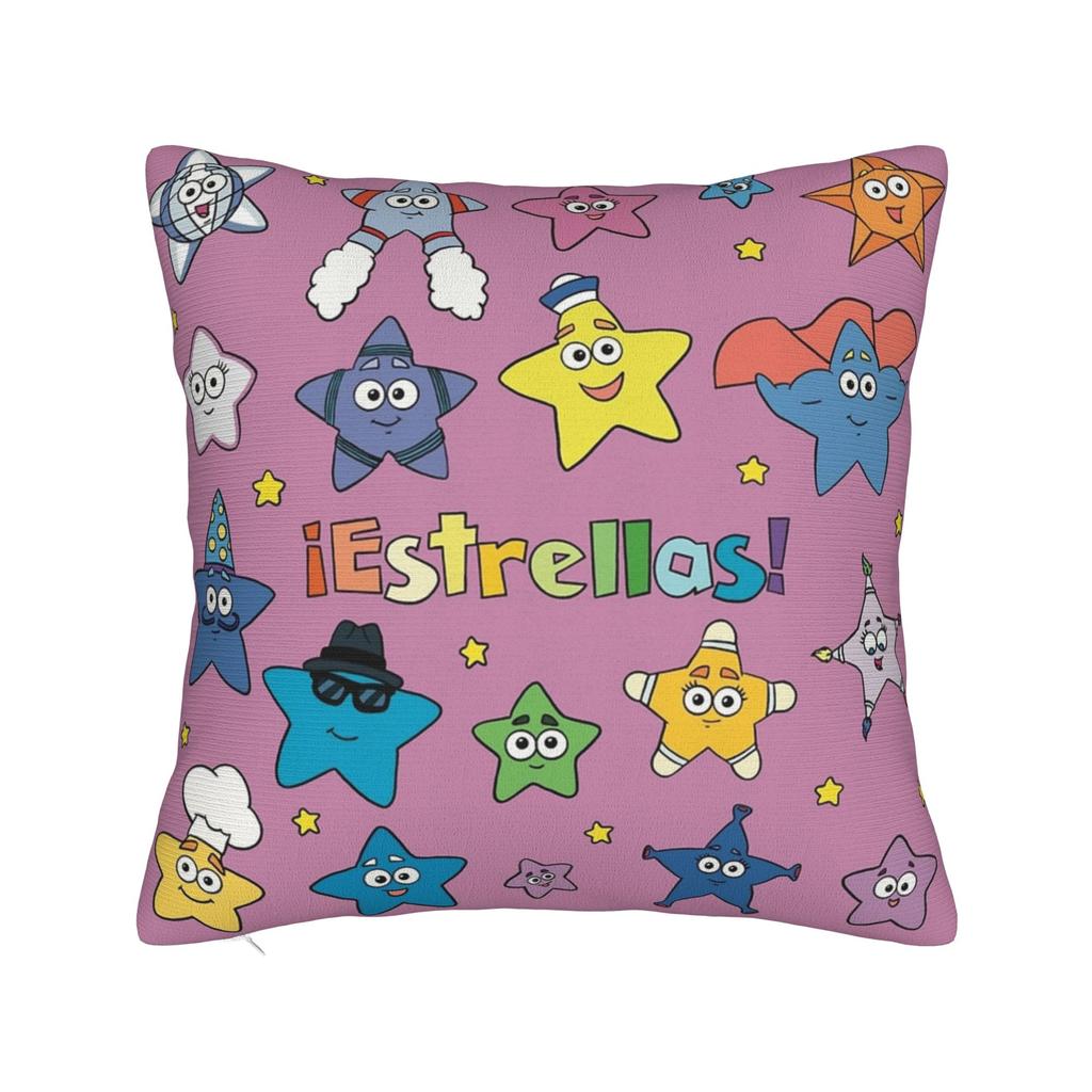 DDoras  and Boots Square Pillowcases Polyester Couch  Cushion Case Creative Decor Pillow Cover 4040