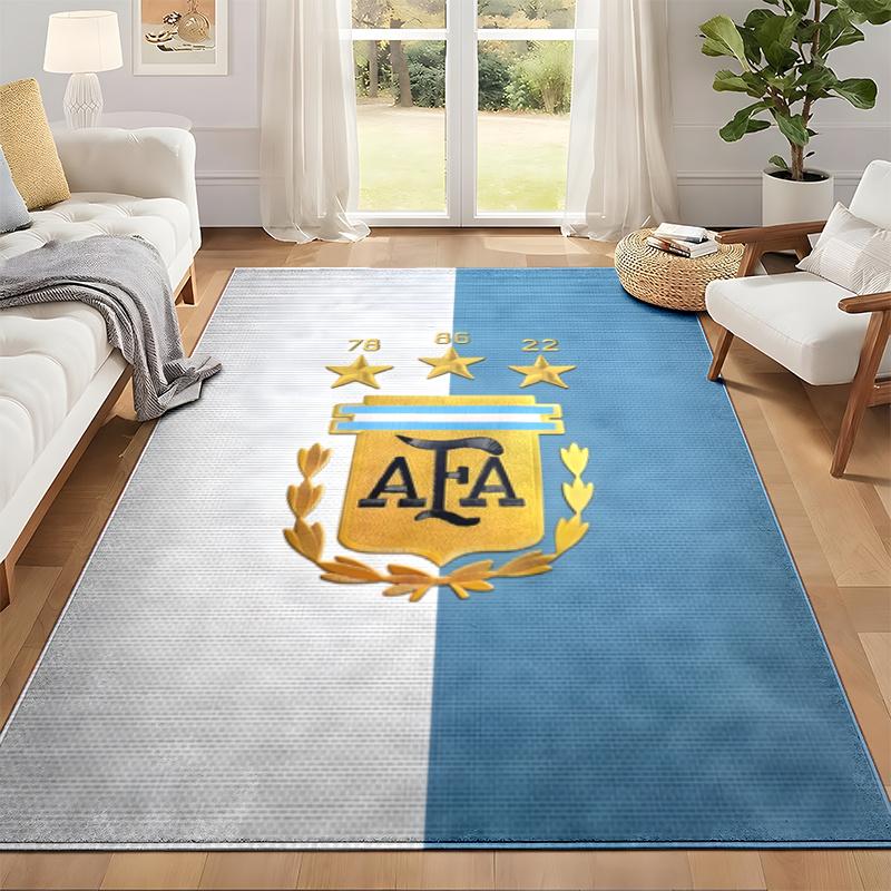 Argentina national team Carpet Door Mat for Living Room or Bedroom Protective Mat Under Chair Office Decoration Christmas Gift Birthday Present