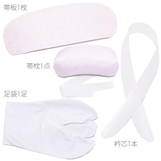 Kimono Kimono accessory set A set of kimono tabi waist and other dressing accessories [Kyoto Town] slips, socks, straps, (L)