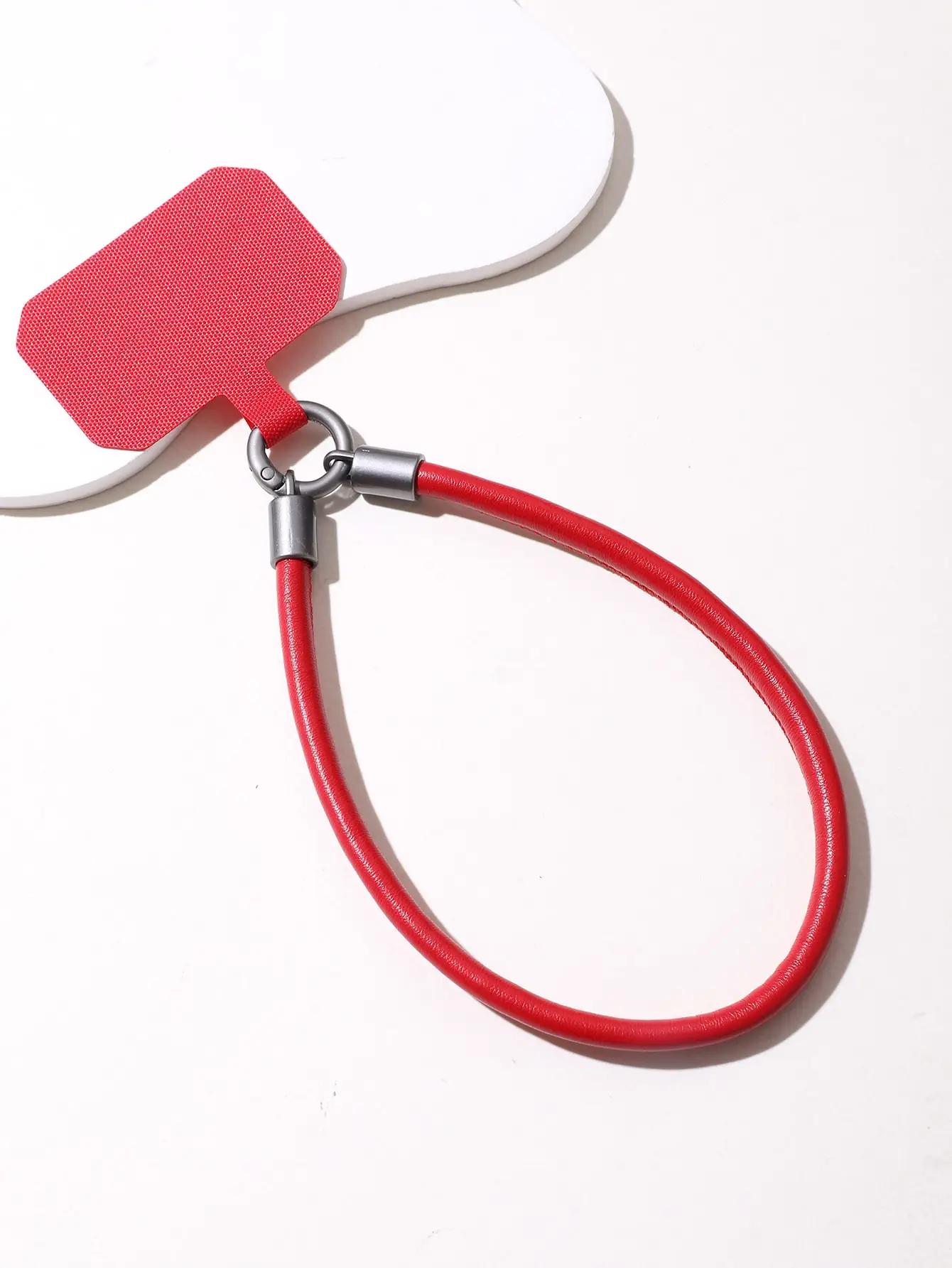 

Colored PU leather short phone pendant Leather