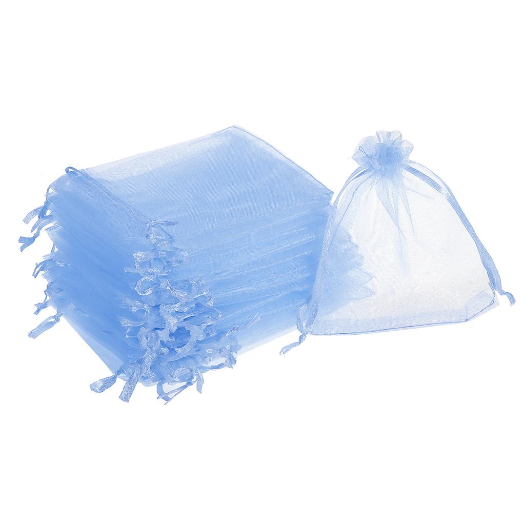 50/100pcs 10x12cm Organza Drawstring Jewelry Small Bag for Earring Favor Wrapping Packing Pouch Christmas Small Bag Storage
