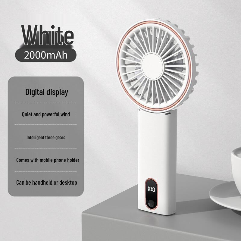 Reuitong HBSJ Foldable USB Rechargeable Handheld Mini Fan
