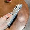 Applicable To Iphone16ProMax Acrylic Phone Case Two Color Youdun 15 Transparent Apple 14 Creative Contrast Color Set