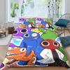 Copripiumino Cartone Animato Rainbow Friends Graffiti UK Singolo Matrimoniale King US Twin Full Queen Set Biancheria da Letto
