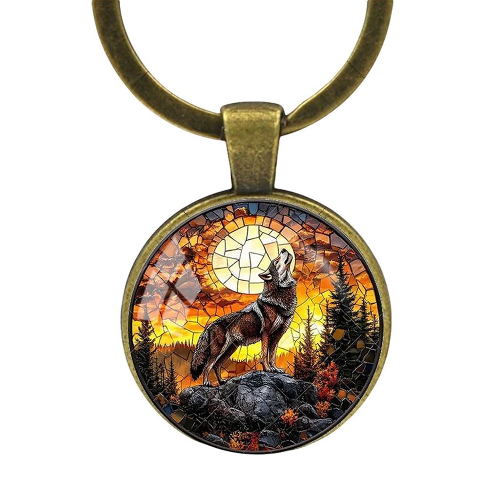 Classic Dog Keychain Alloy Retro Style Gift For Friends And Family