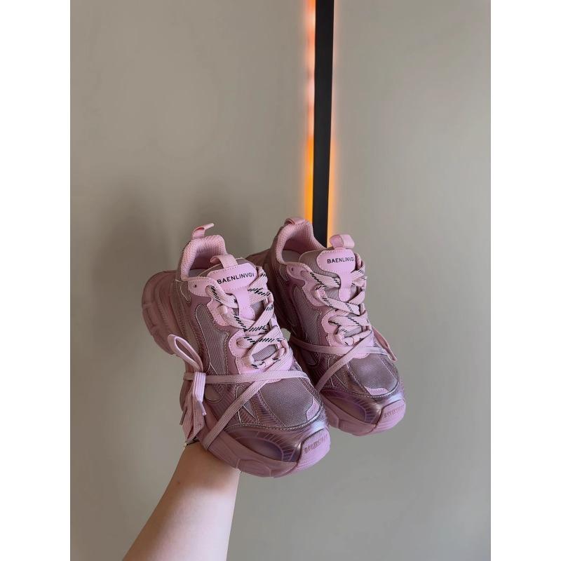 

Новая платформа повседневная спортивная обувь женская увеличивающая рост дышащая обувь для бега универсальная розовая 40 розовый