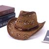 European and American New Western Denim Straw Hat Maran Hand-woven Western Denim Hat