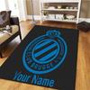 Club Brugge KV Custom Name Carpet Rug for Living Room Bedroom Home Sofa Decoration,Kids Play Non-slip Floor Mat