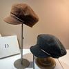 Japanese Designer Gold Label Wool Newsboy Hat Women'S Versatile Elegant Duck Tongue Octagonal Hat Tide