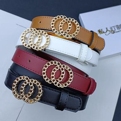 2,5 cm Klassieke Riem Luxe Designer Beroemd Merk Hoge Kwaliteit Echt Leer Hete Dames Riemen Voor Jurk