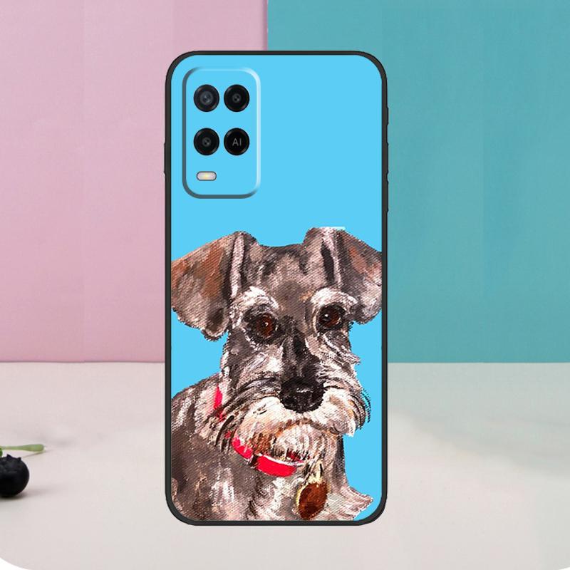 

Lovely Dogs Schnauzer Case For Oppo A74 A54 A94 A80 A60 A40 A18 A38 A58 A78 A98 A96 A76 A16 A15 A17 A57 A5 A6 Pro OPPO A78 5G