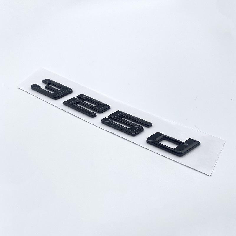 Insignias de Desplazamiento Trasero del Nuevo Serie 3 de BMW: Pegatinas 350d, 340d, 335d, 330d, 318d.