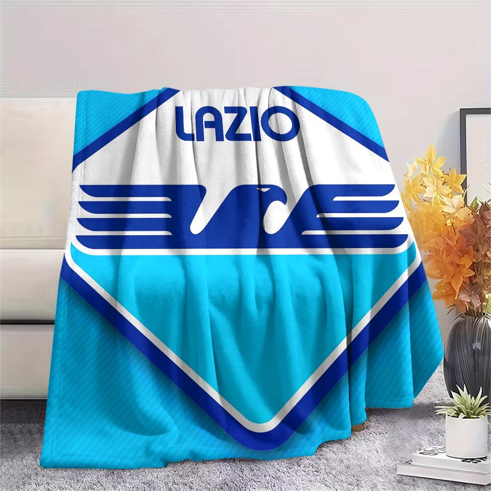 Lazio, wzór Koc flanelowy, Wysoka jakość, Wygodny na wszystkie pory roku, Wystrój domu, Ciepło i komfort, Idealny na prezenty.
