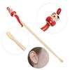 Color Mini Doll Wax Remover Wood Bamboo Ear Cleaner Tool Health Care Ear Picks Ear Care Earpicks