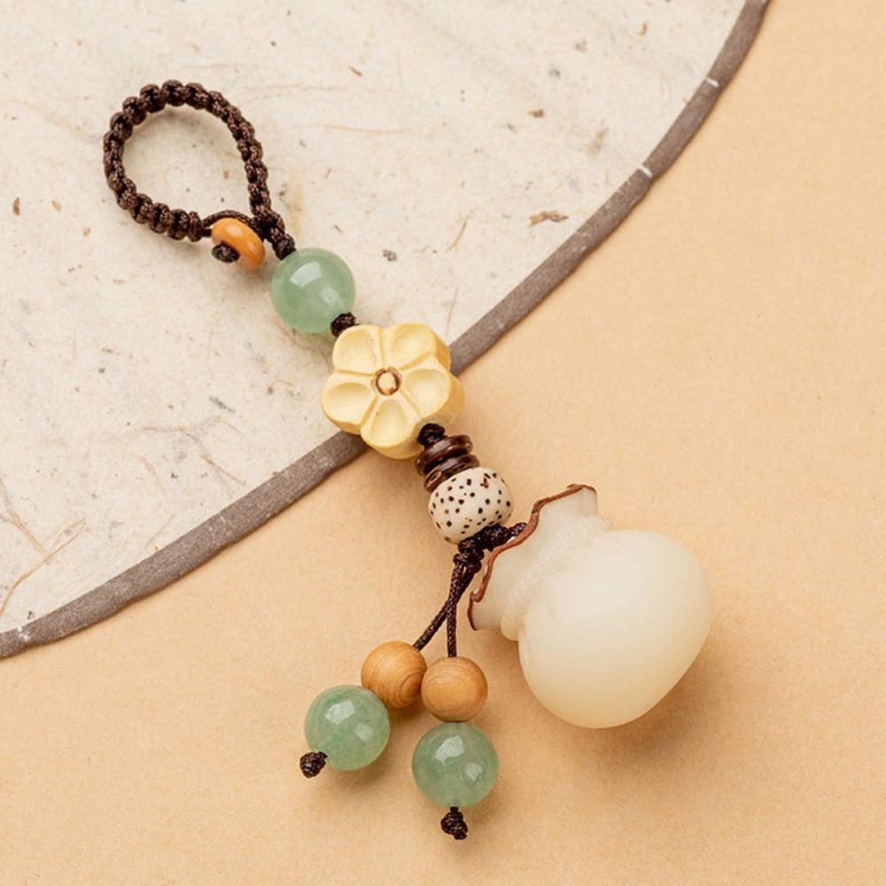 Creative Handmade Bodhi Money Bag Mobile Phone Chain Pendant Couple High-end Car Keychain Lucky Bag Bag Hanging Jewelry